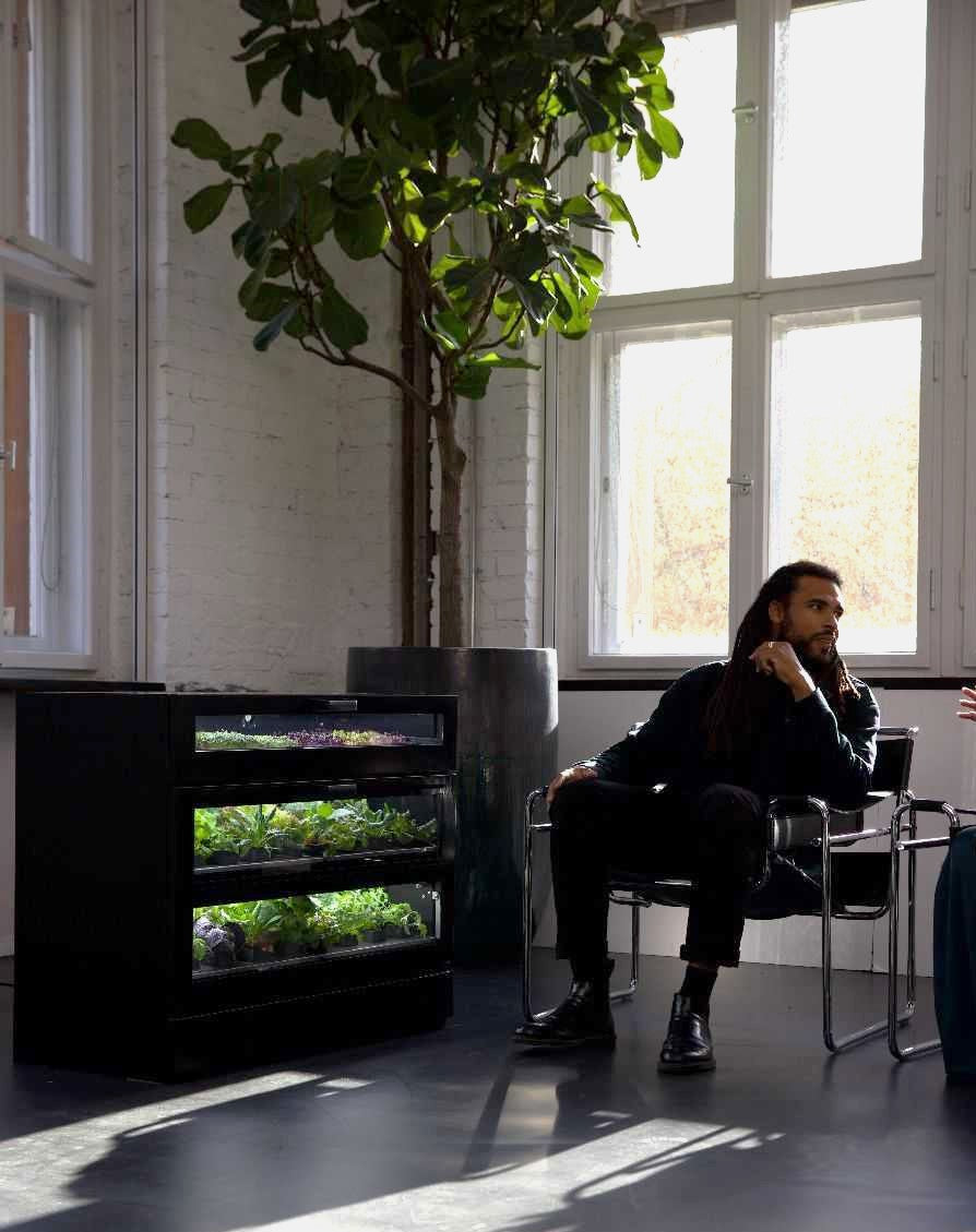 Indoor Garten 96 Ernten pro Monat Salate, Kräuter, Microgreens SET