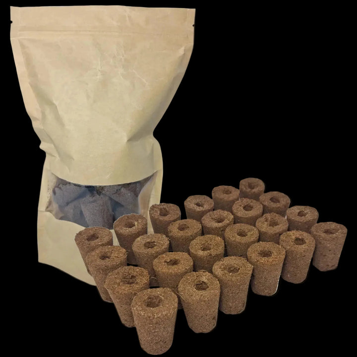 Seedless Plugs - Coconut Soil Growing Substrate (24 pcs.)