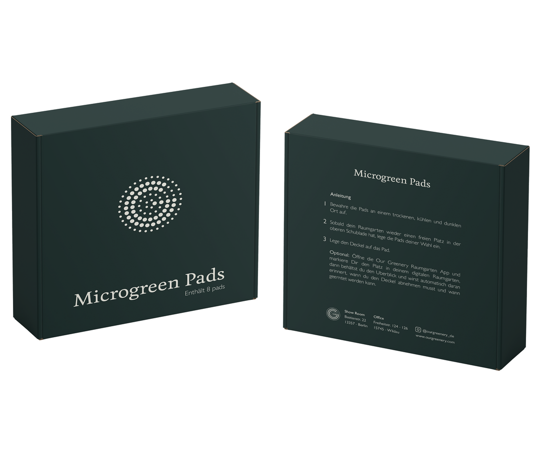 Tampons Microgreen - Pure Set de 8 - Cresson alénois