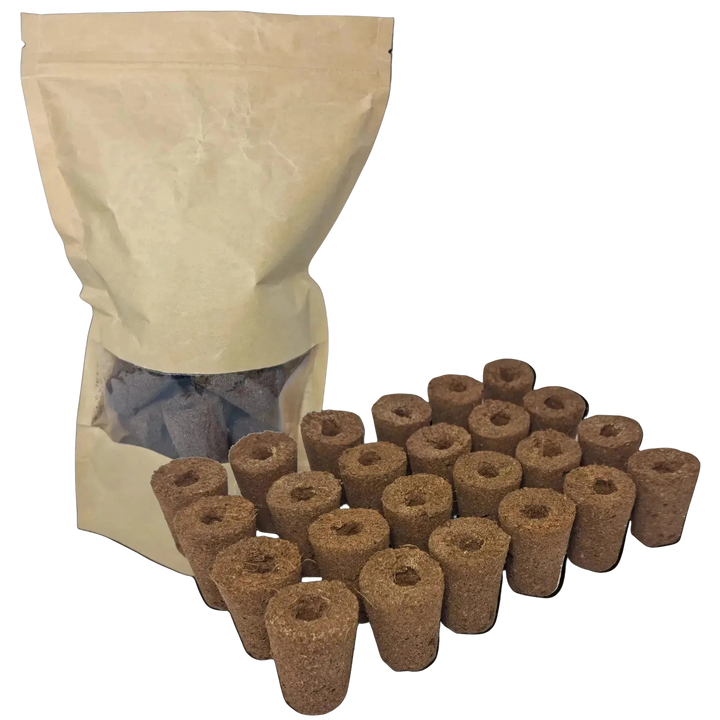 Seedless Plugs - Coconut Soil Growing Substrate (24 pcs.)